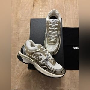 Chanel CC Logo Sneakers